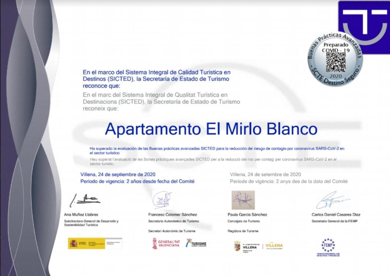 Apartamento El Mirlo Blanco Villena Ngoại thất bức ảnh